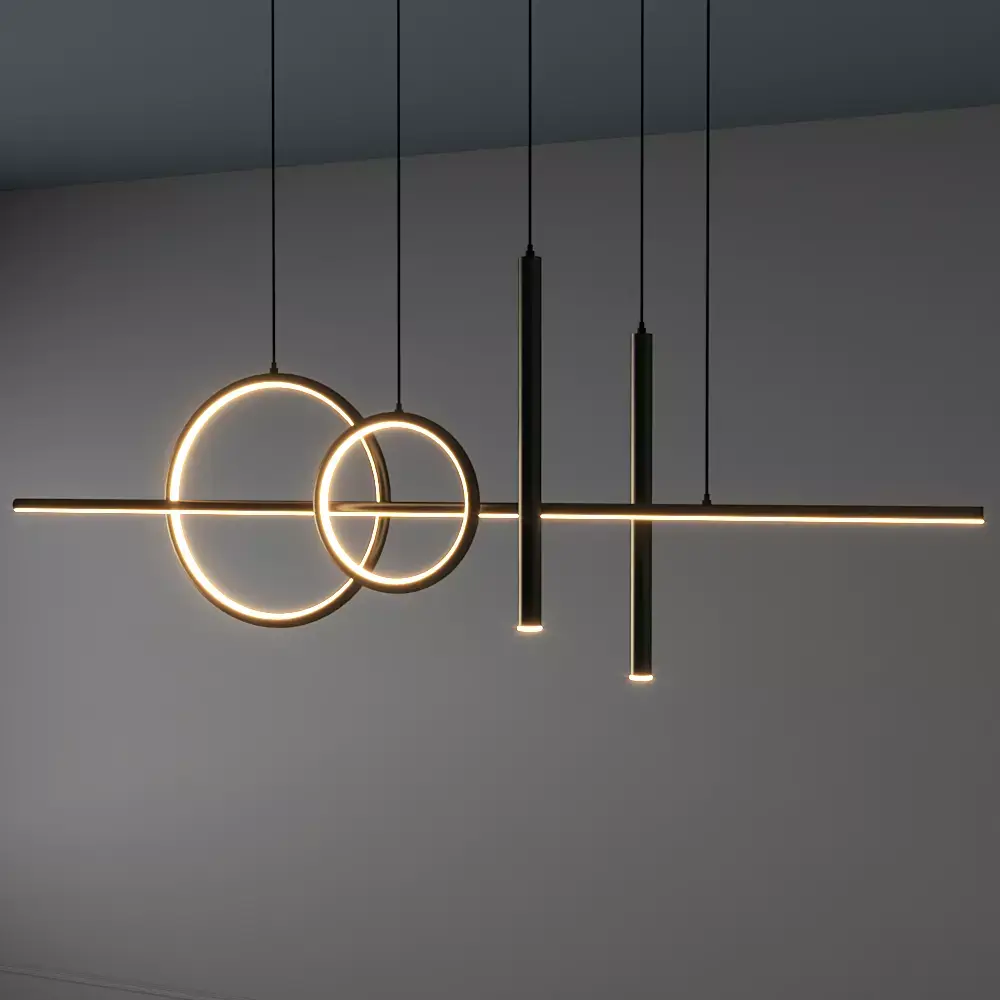 Modern Pendant Lighting - Circular Pendant Lighting 3D model