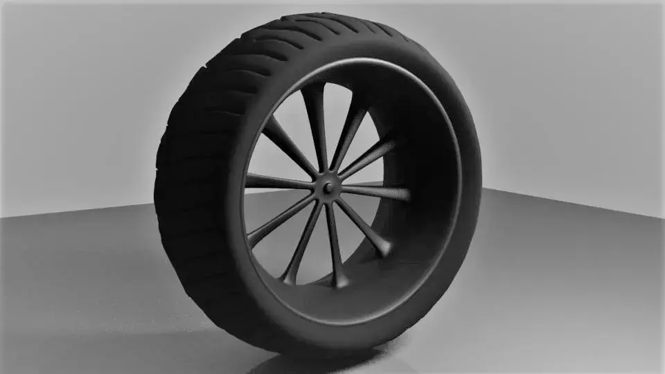 Bike Tyre Free 3D model
