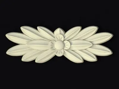 Central decor ornament for furniture 3D model 180