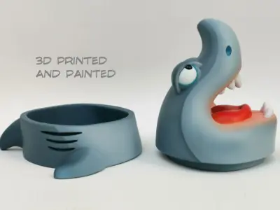 Shark box 3D print model