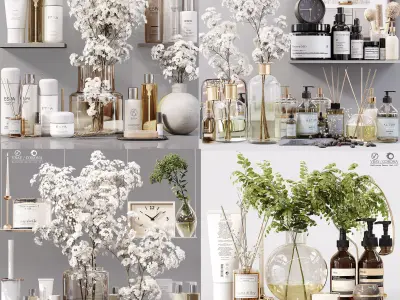 Collection Bathroom Decor Set -Preview 01