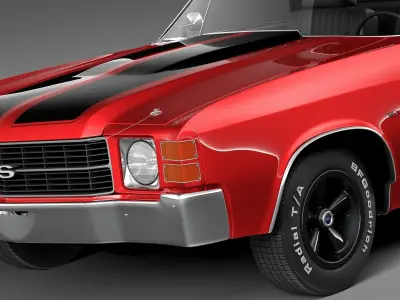 Chevrolet El Camino 1971 3D model