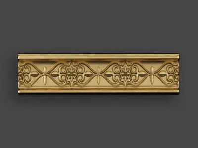 5 Borders Ornamental Pack 8 3D model