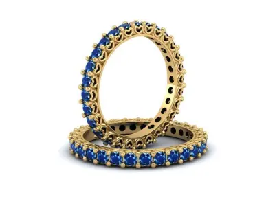 Eternity Ring Harts 04 ct 3D print model