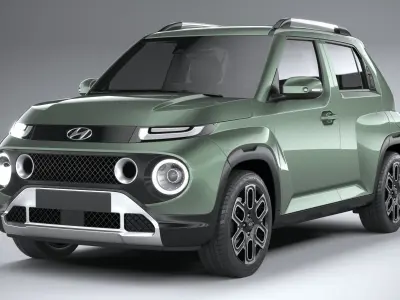 Hyundai Casper 2025 3D model