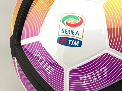 Nike ORDEM 4 Serie A CALCIO Official match ball 3D model