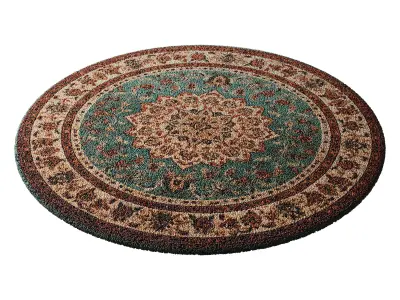 round carpet 2 3D model