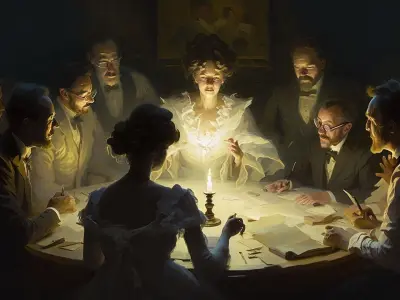 14 horror paintings 3D model