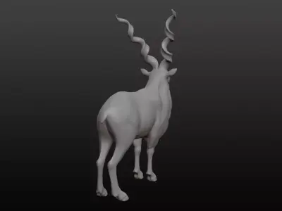 Markhor Base Mesh 3D model