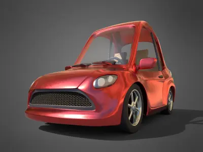 car cartoon 3D model purchase
