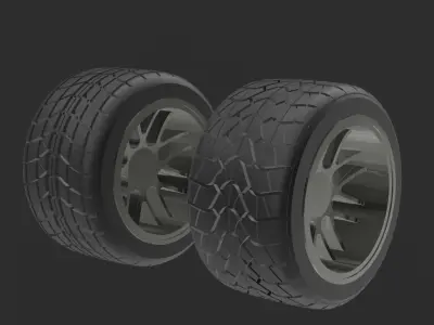inter and rain formula 1 tyre 60mm display model  3D print model