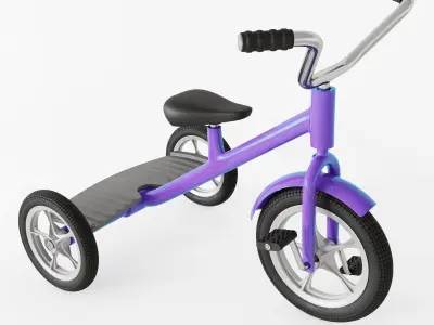 Children bicycle  3D model