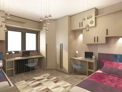 Child Room two person 3D model