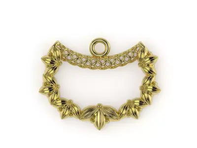 Leaf Necklace With Fusion 3D print model