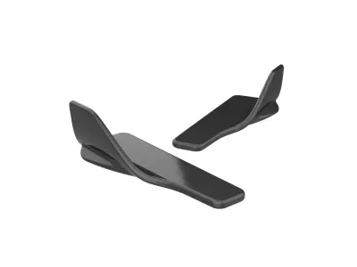 Car Side Skirt Wing 3D print model