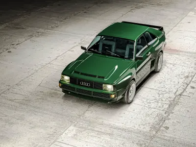 Audi Quattro SWB 3D Model 3D model