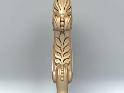 Furniture leg 016 3D model