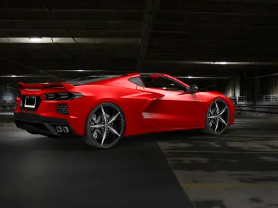 Chevrolet Corvette C8 3D model from CGTrader