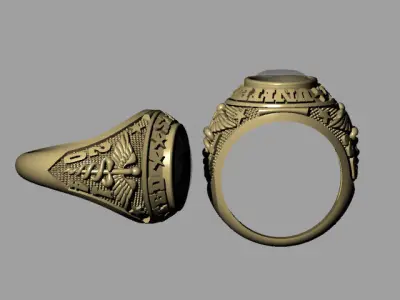 United States Navy Hospital Ring  3D print model