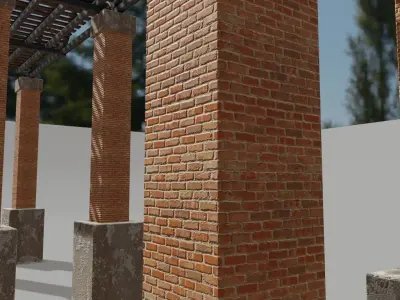 Train Bridge - Iron - Ponte de Trem Low-poly 3D model