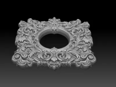 Bas relief Frame 240506 02 3D print model