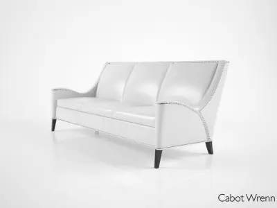 Cabot Wrenn Mood 3 seat sofa Low-poly 3D model