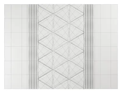 Wall decor 3D model 14
