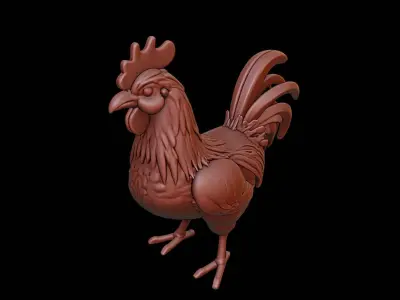 Chicken Animal Sculpture 3D print model purchase