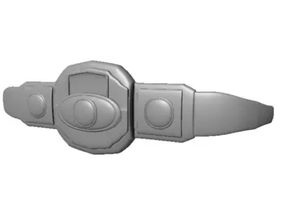 Chamapionship Belt AAA Low-poly 3D model