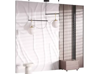 Decorative Wall panel  63 3D model