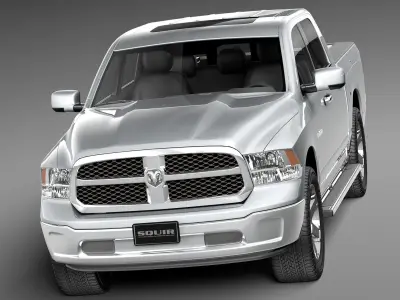 Dodge Ram HFE crew cab 3D model