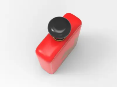 Polsk Perfume Bottle Low-poly 3D model