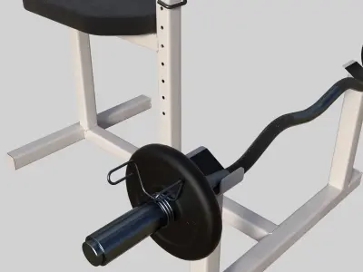 Scotts bench 01 3D model