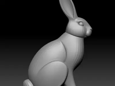 Rabbit Ornaments 3D model
