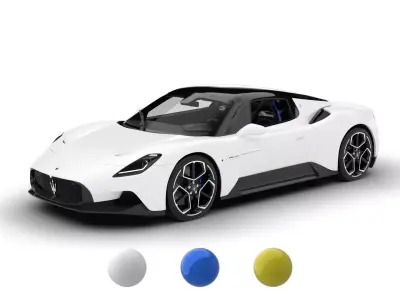 Maserati MC20 2021 3d model 3D model