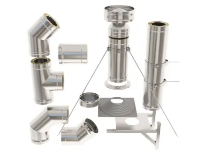 Chimney Set 3D model