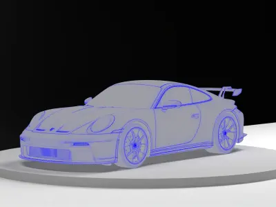 Porsche 911 GT3 3D model