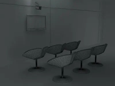 Booth Exhibition Stand a502b 3D model