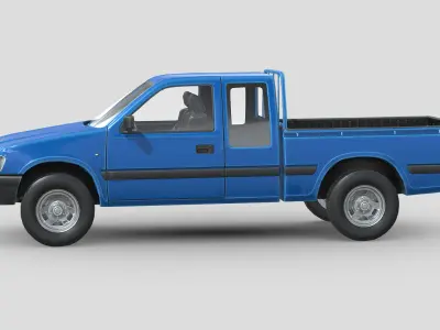 Opel Campo Cab Low-poly 3D model