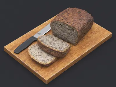 Bread Board I 3D model