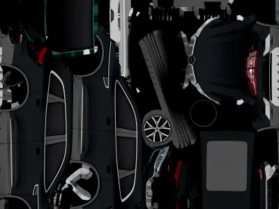 RENAULTKOREA QM6 LOWPOLY Low-poly 3D model