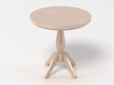 Neptune Henley Side Table 3D model