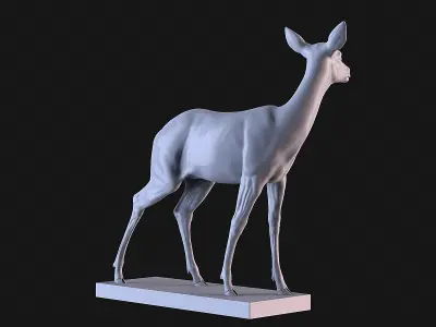 Deer Statue 3D print model