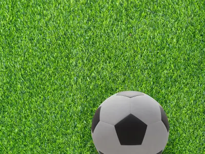 Real football 3D 3D model