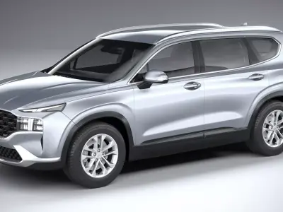 Hyundai SantaFe Basic 2021 3D model