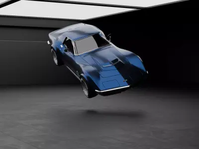 1970 Chevrolet corvette zr1 3D model