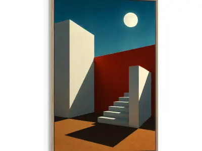 Picture with frame N-006 3D model