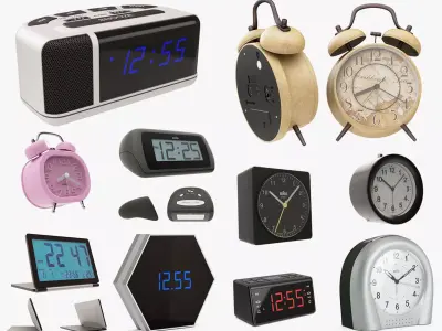 Alarm Clocks 3D model