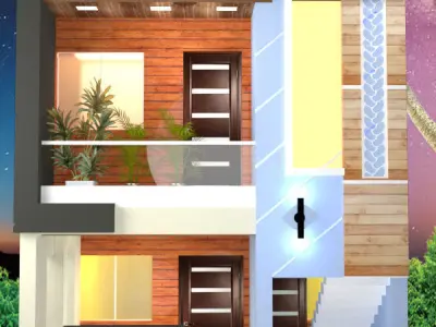 MODERN HOME MODEL 3D model