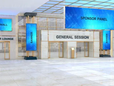 Virtual Lobby 3D model